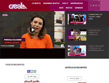 Tablet Screenshot of creala.tv